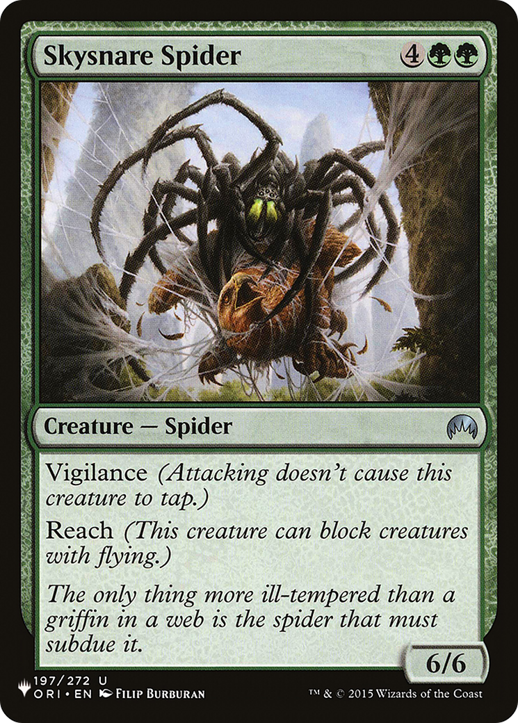 Skysnare Spider [The List Reprints] | Black Swamp Games