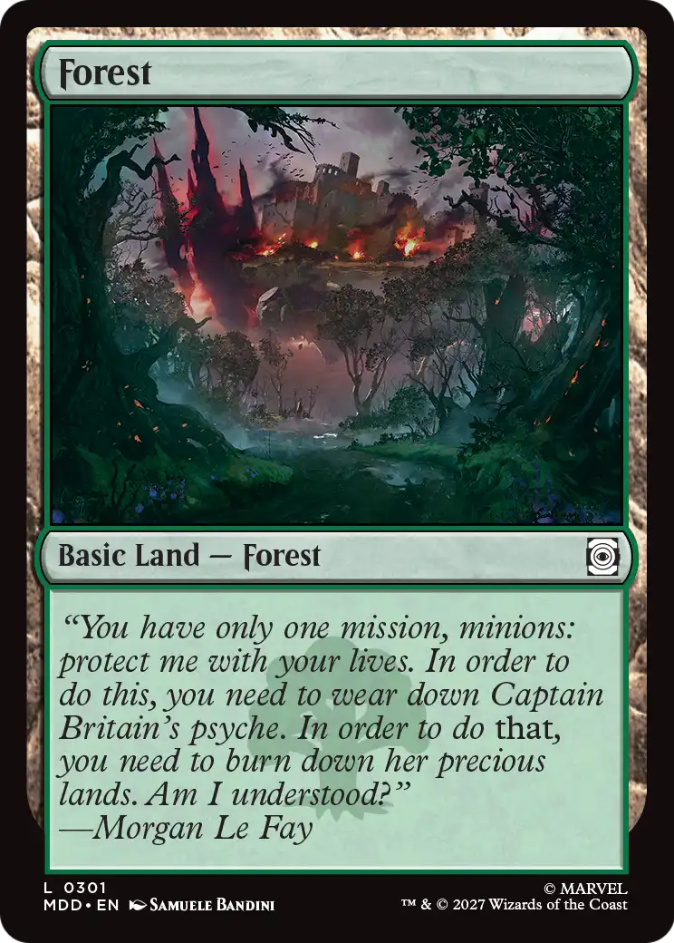 Forest (0301) [Marvel: Darkhold Destiny] | Black Swamp Games