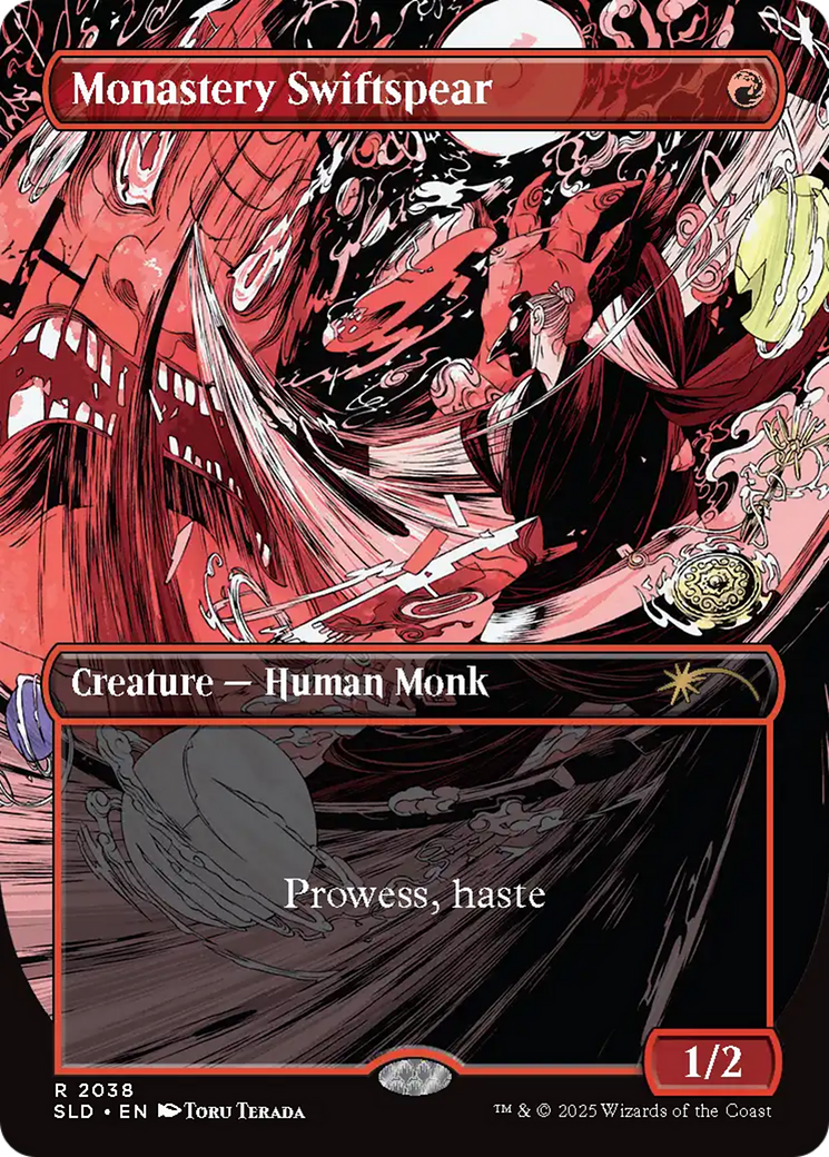 Monastery Swiftspear (2038) (Rainbow Foil) [Secret Lair Drop Series] | Black Swamp Games