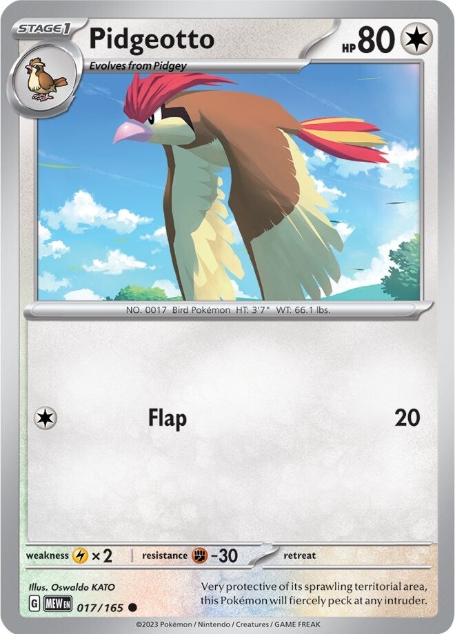 Pidgeotto (017/165) [Scarlet & Violet 151] | Black Swamp Games