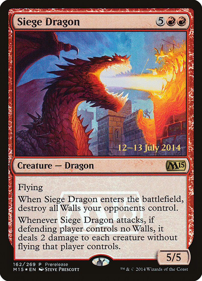 Siege Dragon [Magic 2015 Promos] | Black Swamp Games