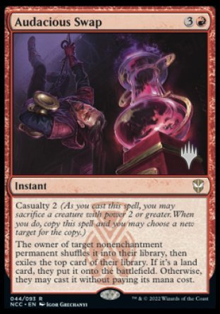 Audacious Swap (Promo Pack) [Streets of New Capenna Commander Promos] | Black Swamp Games
