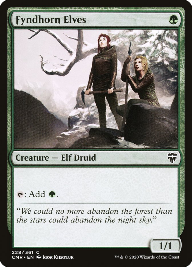 Fyndhorn Elves [Commander Legends] | Black Swamp Games