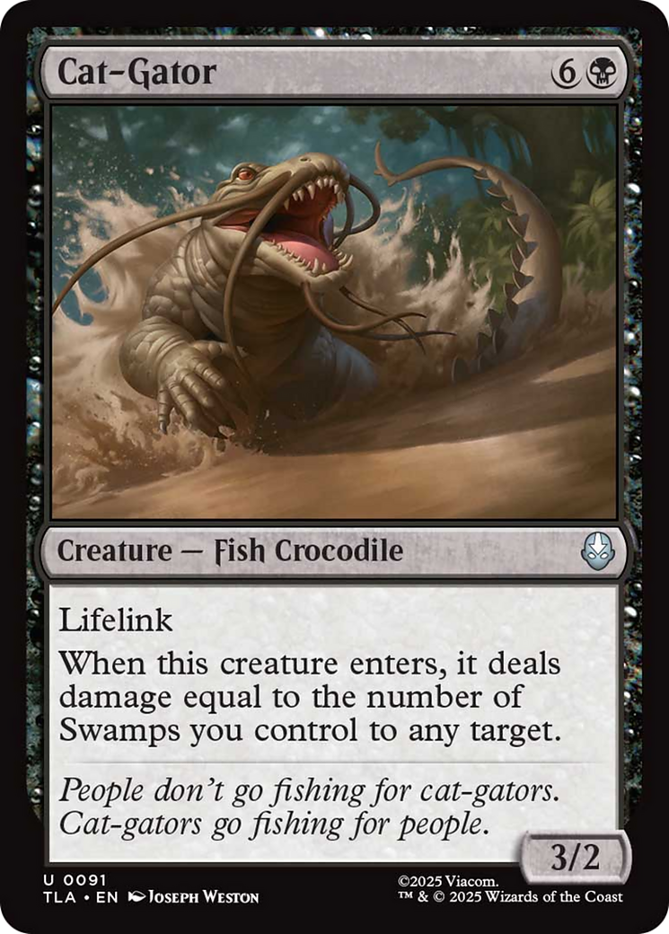 Cat-Gator [Avatar: The Last Airbender] | Black Swamp Games