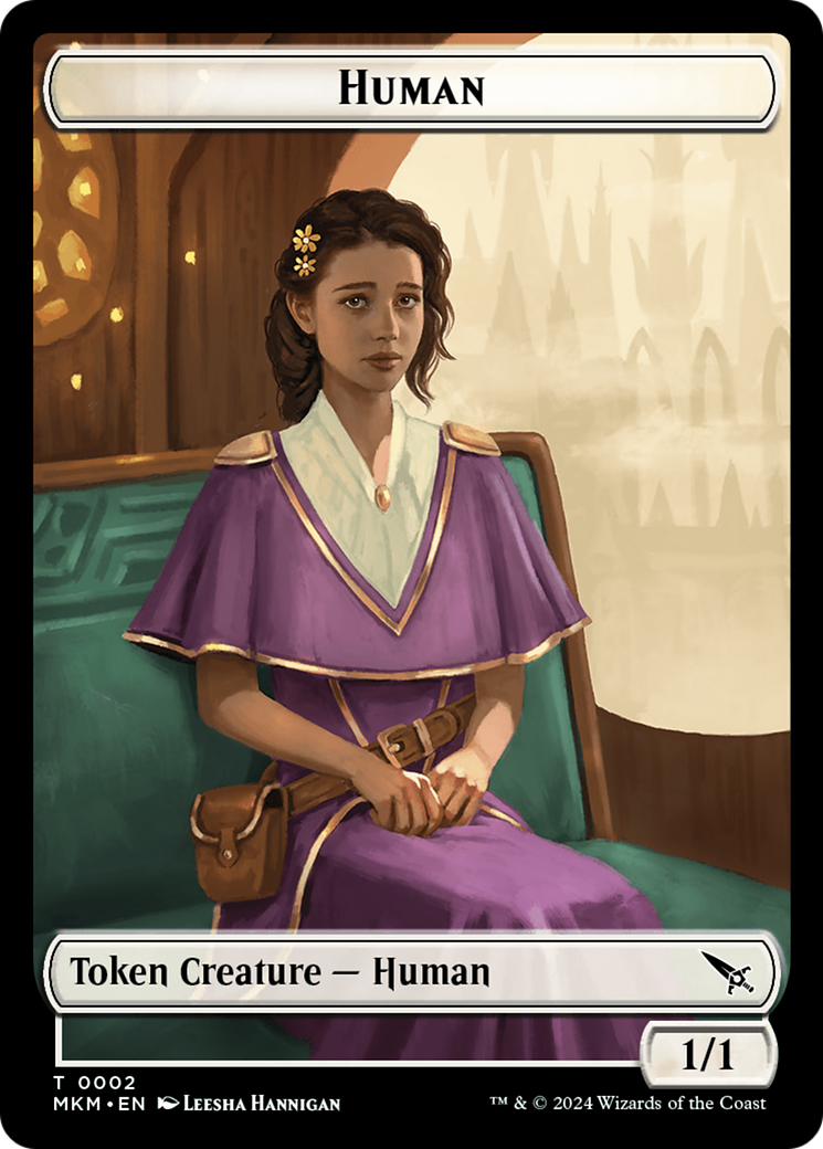 Human Token [Murders at Karlov Manor Tokens] | Black Swamp Games