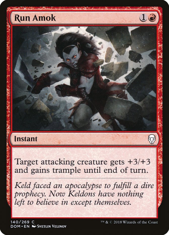 Run Amok [Dominaria] | Black Swamp Games
