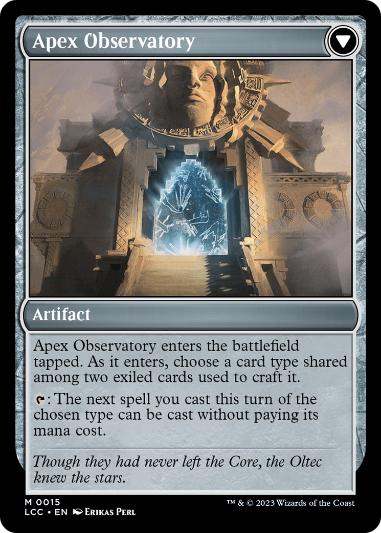 Eye of Ojer Taq // Apex Observatory [The Lost Caverns of Ixalan Commander] | Black Swamp Games