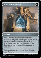 Eye of Ojer Taq // Apex Observatory [The Lost Caverns of Ixalan Commander] | Black Swamp Games
