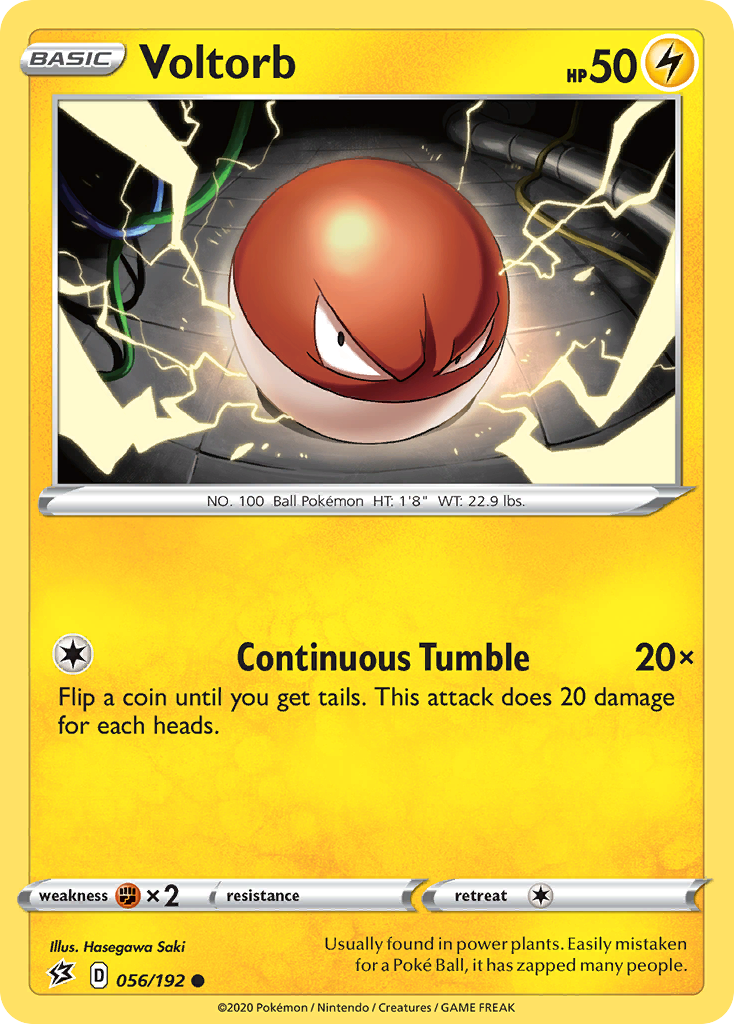 pokemon voltorb card POKMON CARD GAME s6a 028/069 C