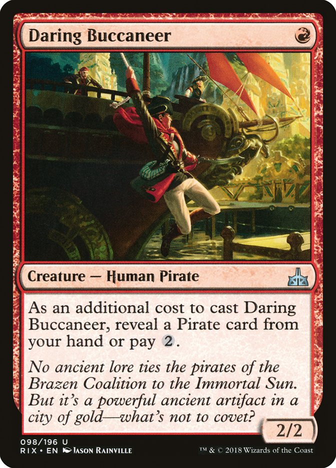 Daring Buccaneer [Rivals of Ixalan] | Black Swamp Games