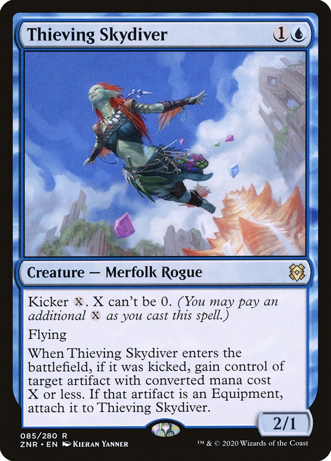 Thieving Skydiver [Zendikar Rising] | Black Swamp Games