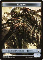 Horror // Thrull Double-Sided Token [Commander Legends Tokens] | Black Swamp Games