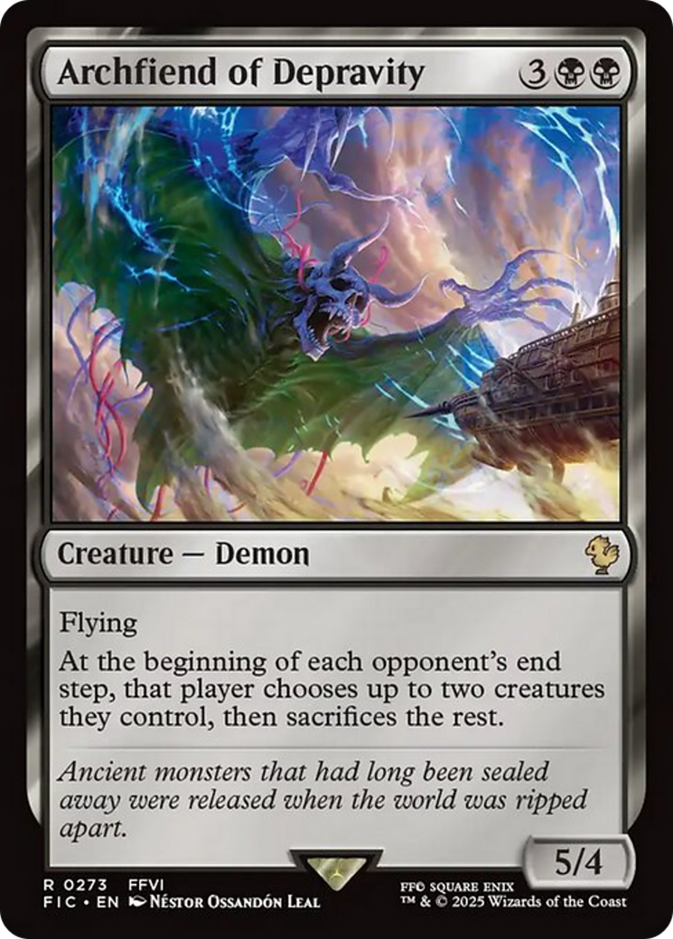 Archfiend of Depravity [FINAL FANTASY Commander] | Black Swamp Games