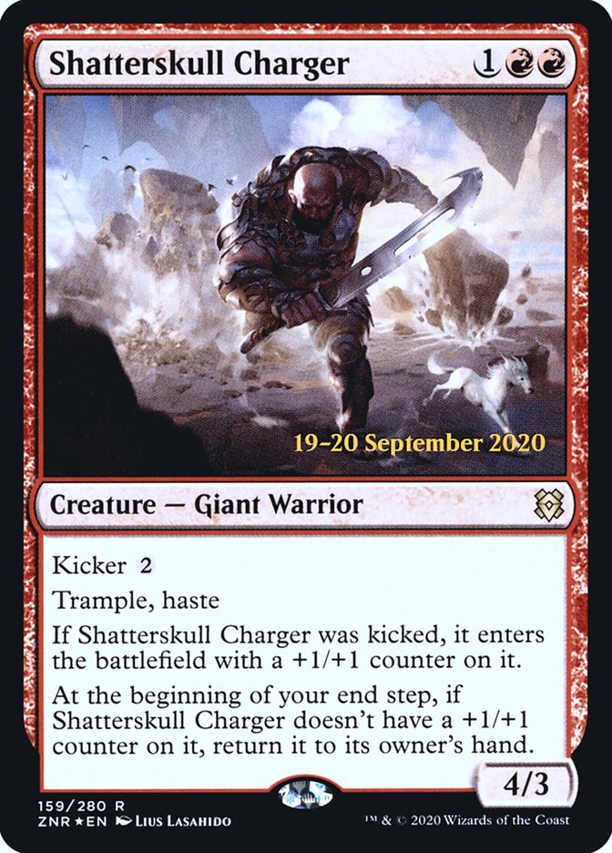Shatterskull Charger [Zendikar Rising Prerelease Promos] | Black Swamp Games