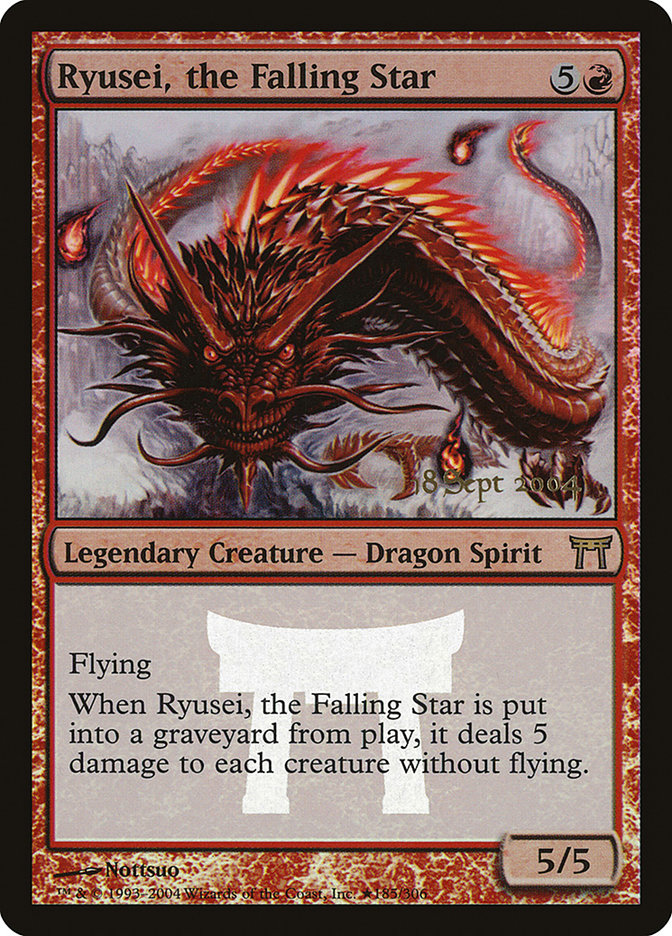 Ryusei, the Falling Star [Champions of Kamigawa Promos] | Black Swamp Games