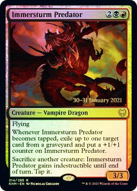 Immersturm Predator [Kaldheim Prerelease Promos] | Black Swamp Games
