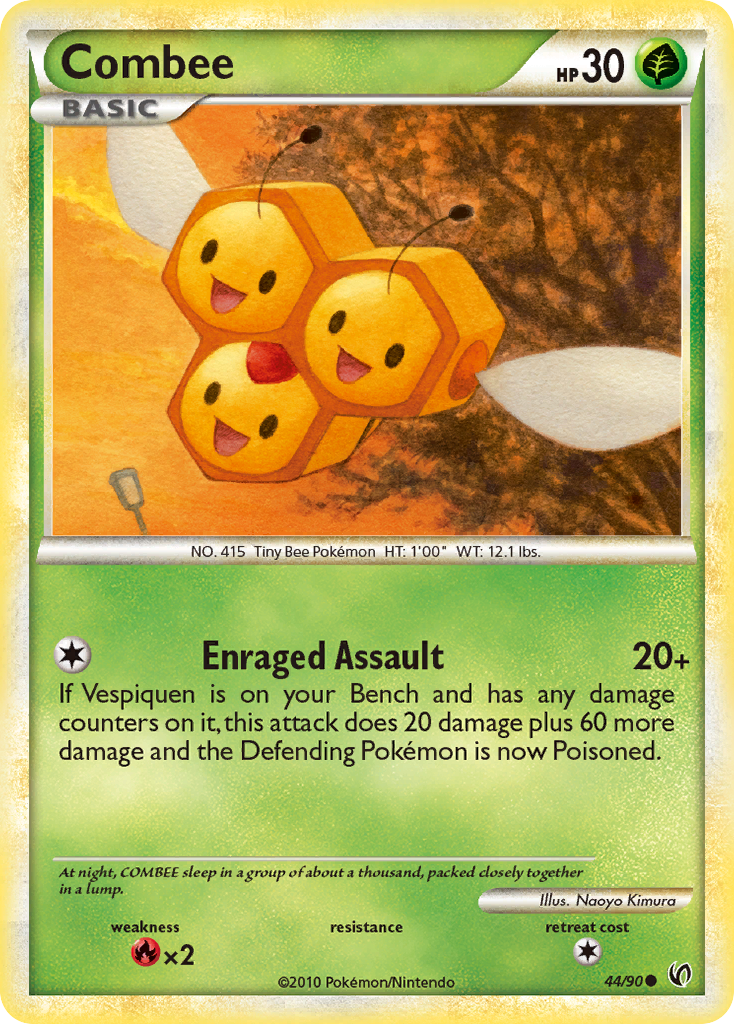 Combee (44/90) [HeartGold & SoulSilver: Undaunted] | Black Swamp Games