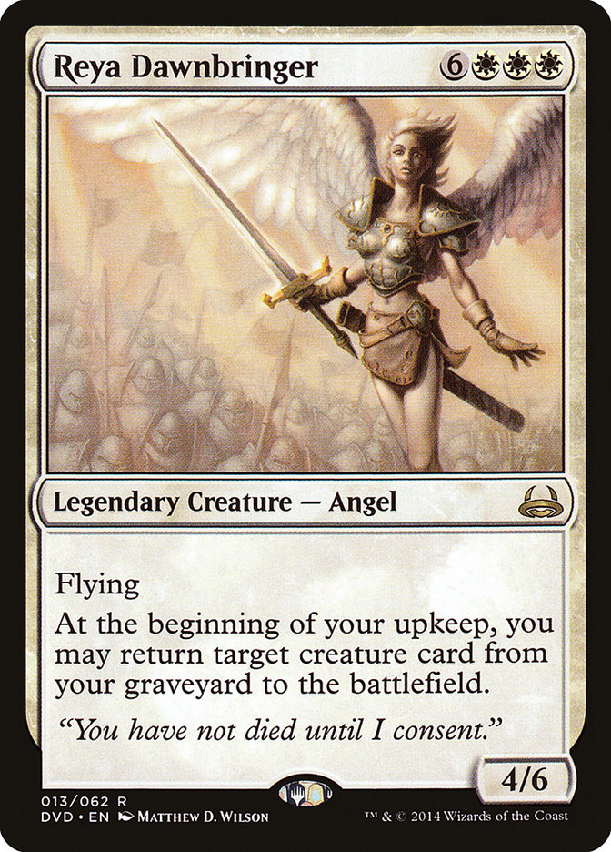 Reya Dawnbringer (Divine vs. Demonic) [Duel Decks Anthology] | Black Swamp Games