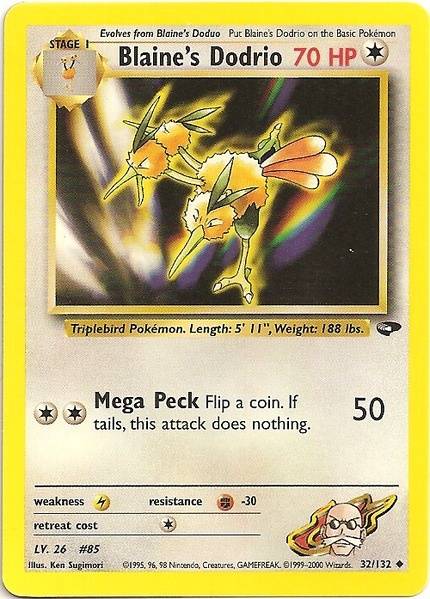 Blaine's Dodrio (32/132) [Gym Challenge Unlimited] | Black Swamp Games