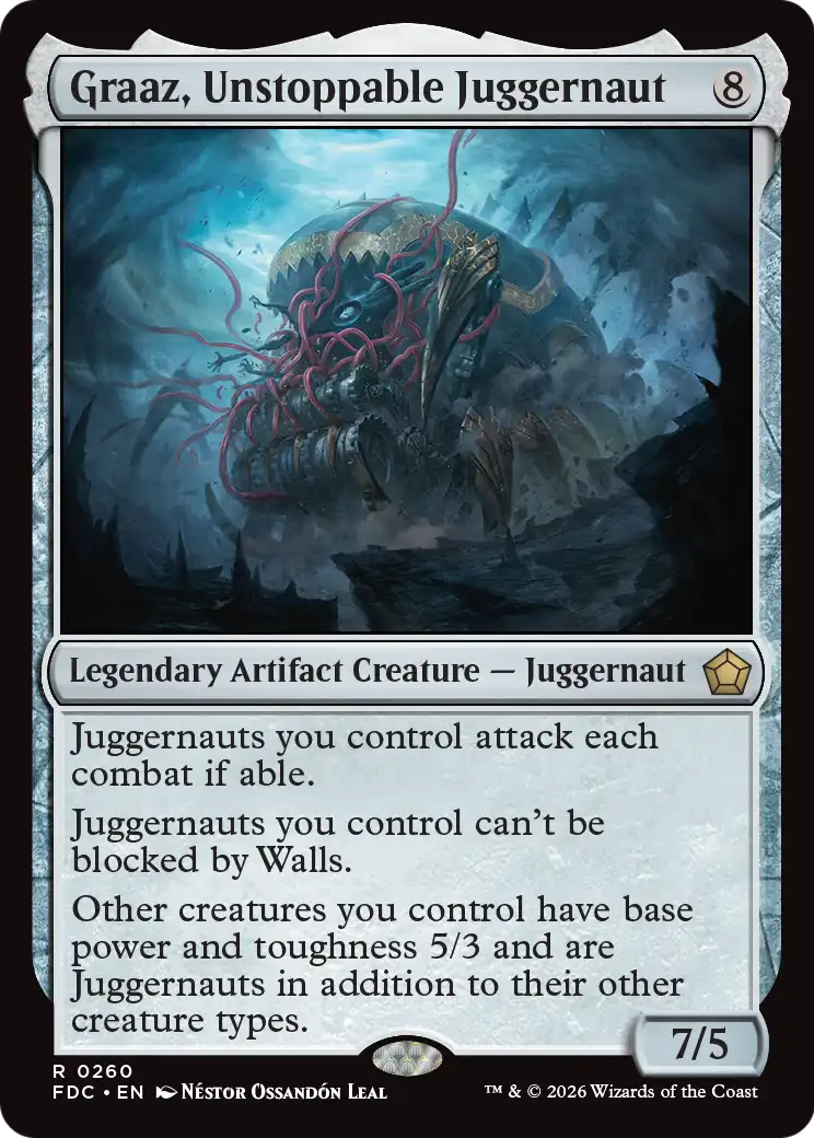 Graaz, Unstoppable Juggernaut [Foundations Commander] | Black Swamp Games