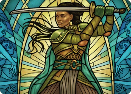 Shanna, Purifying Blade Art Card 2 [Dominaria United Art Series] | Black Swamp Games