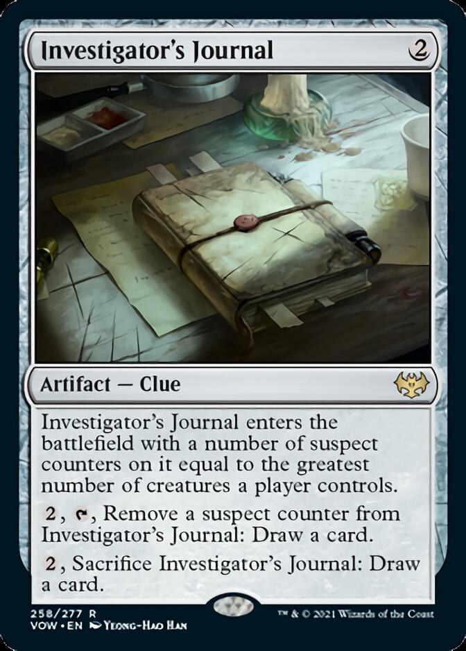 Investigator's Journal [Innistrad: Crimson Vow] | Black Swamp Games