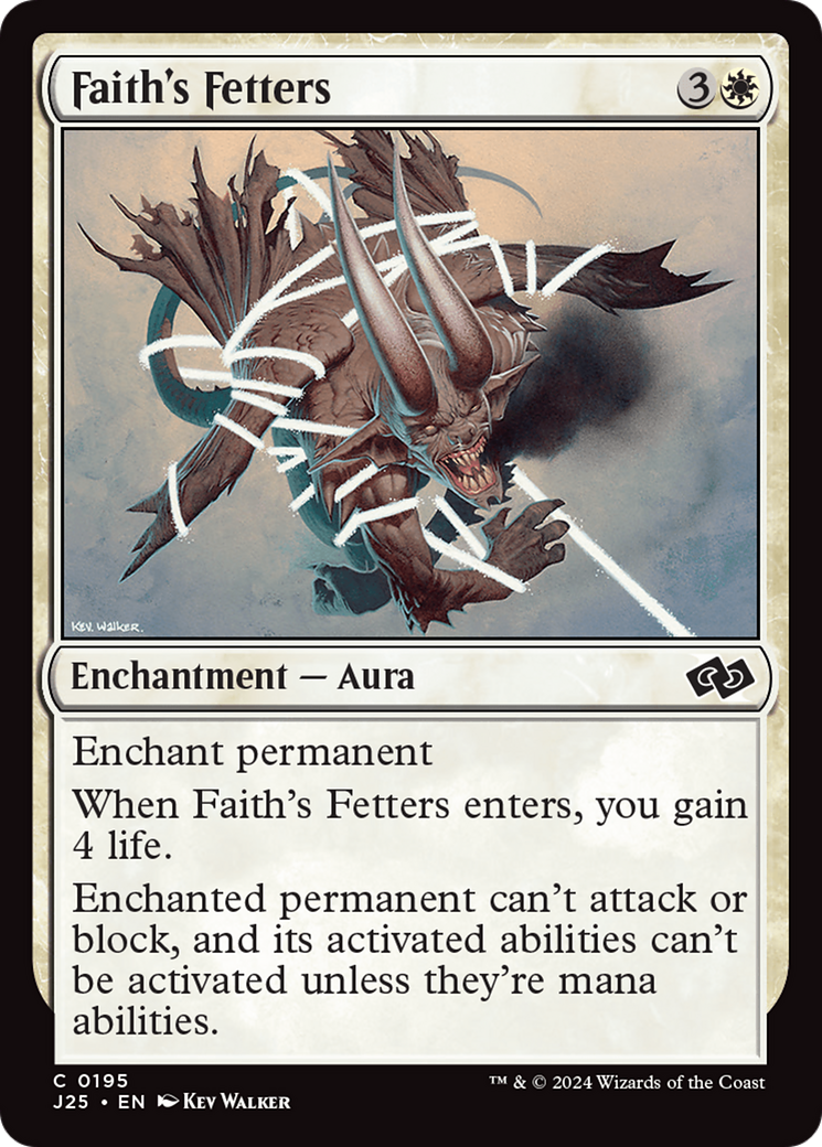 Faith's Fetters [Foundations Jumpstart] | Black Swamp Games
