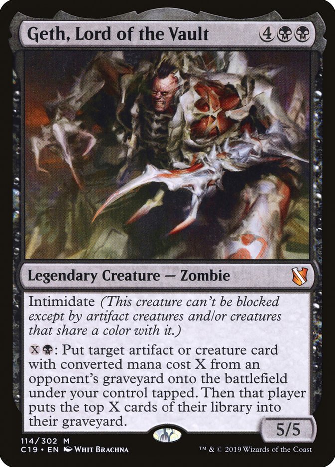 Geth, Lord of the Vault [Commander 2019] | Black Swamp Games