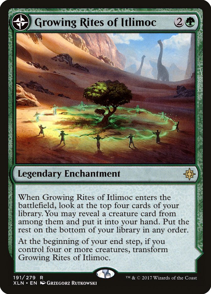 Growing Rites of Itlimoc // Itlimoc, Cradle of the Sun [Ixalan] | Black Swamp Games