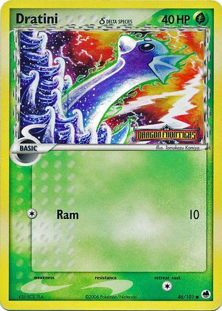 Dratini (46/101) (Delta Species) (Stamped) [EX: Dragon Frontiers] | Black Swamp Games