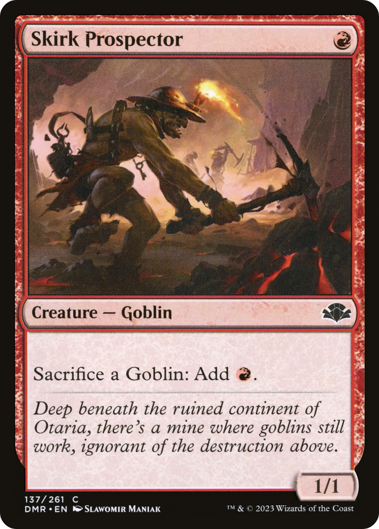 Skirk Prospector [Dominaria Remastered] | Black Swamp Games