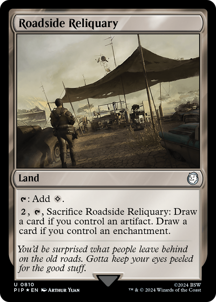 Roadside Reliquary (Surge Foil) [Fallout] | Black Swamp Games