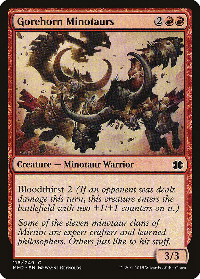 Gorehorn Minotaurs [Modern Masters 2015] | Black Swamp Games