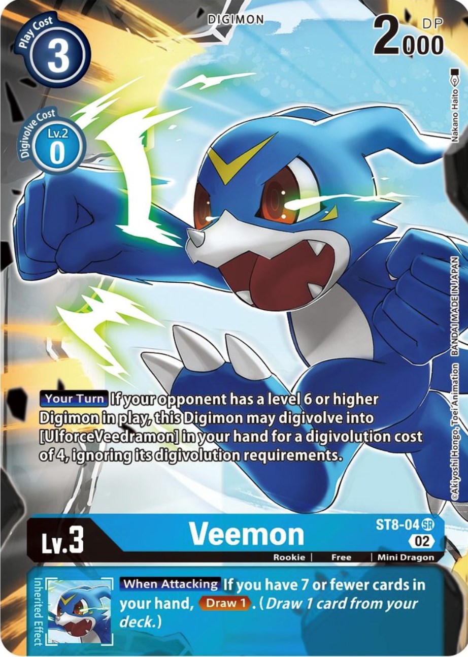 Veemon [ST8-04] (Alternate Art) [Starter Deck: Beelzemon Advanced Deck Set] | Black Swamp Games