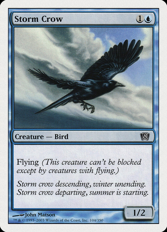Storm Crow [Eighth Edition] | Black Swamp Games