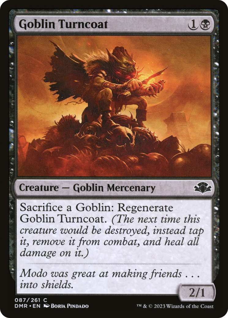 Goblin Turncoat [Dominaria Remastered] | Black Swamp Games