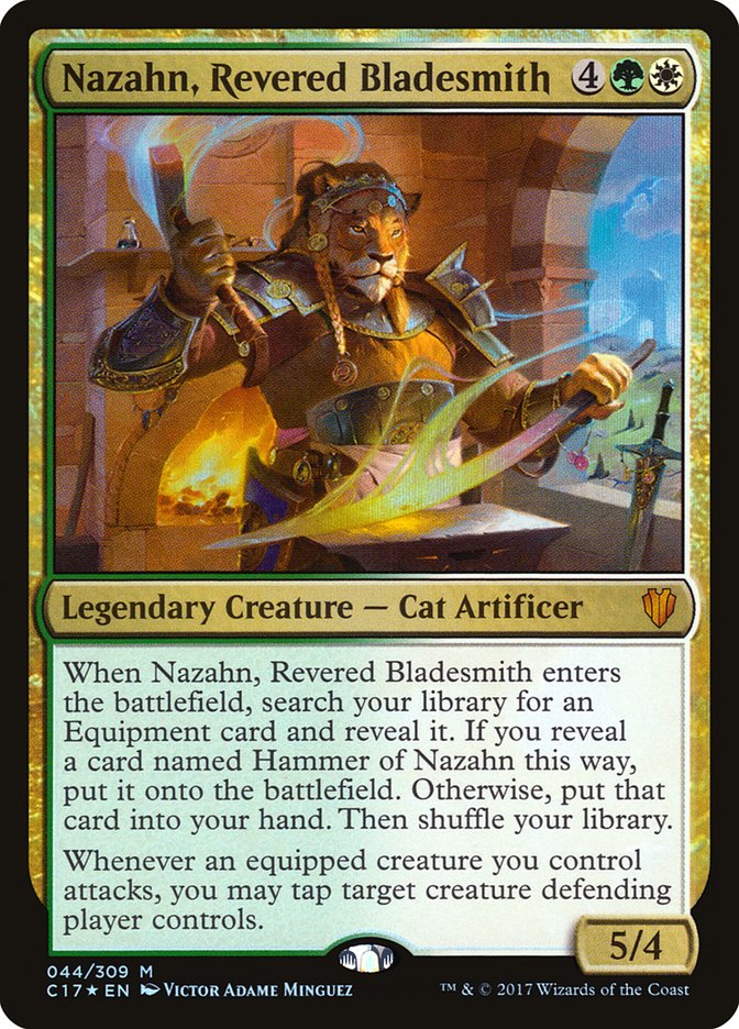 Nazahn, Revered Bladesmith [Commander 2017] | Black Swamp Games