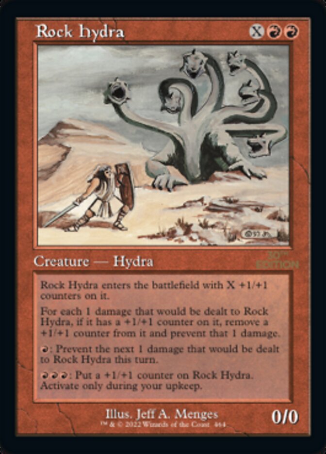 Rock Hydra (Retro) [30th Anniversary Edition] | Black Swamp Games