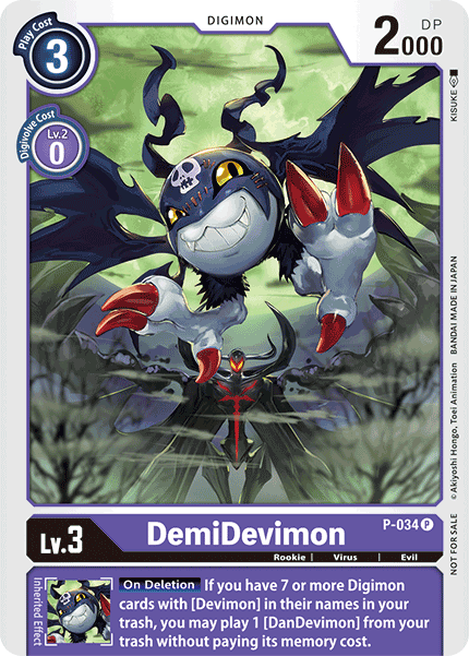 DemiDevimon [P-034] [Promotional Cards] | Black Swamp Games