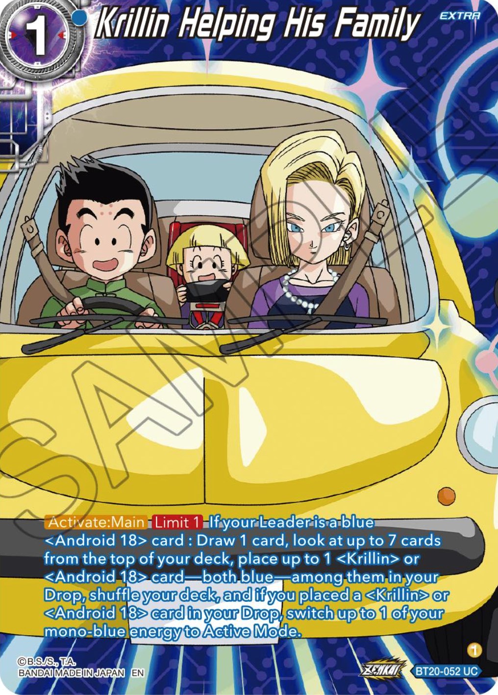 Krillin Helping His Family (Silver Foil) (BT20-052) [Power Absorbed] | Black Swamp Games