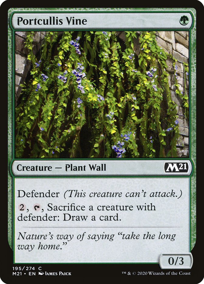 Portcullis Vine [Core Set 2021] | Black Swamp Games