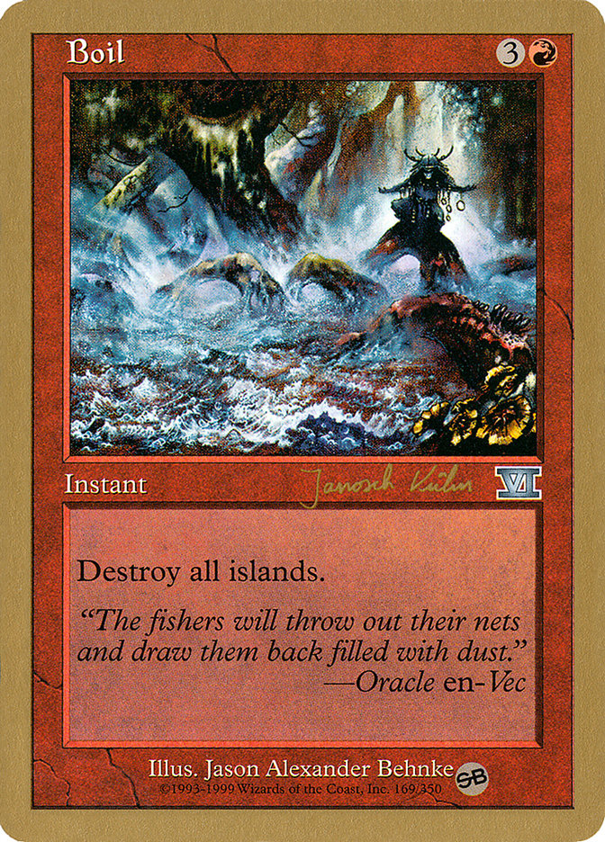 Boil (Janosch Kuhn) (SB) [World Championship Decks 2000] | Black Swamp Games