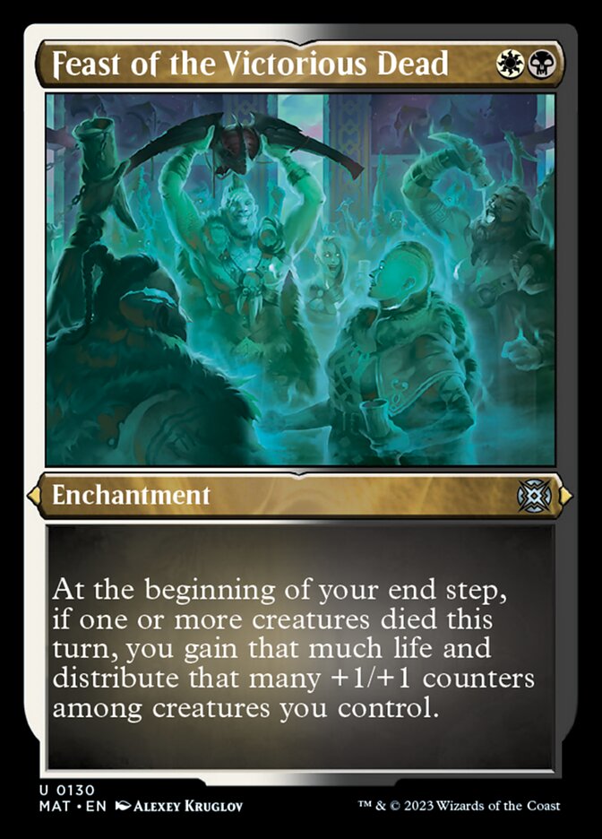 Feast of the Victorious Dead (Foil Etched) [March of the Machine: The Aftermath] | Black Swamp Games