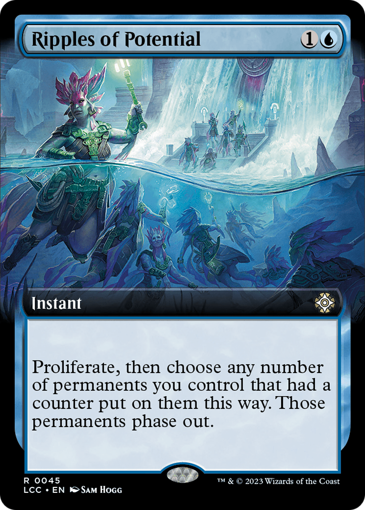 Ripples of Potential (Extended Art) [The Lost Caverns of Ixalan Commander] | Black Swamp Games