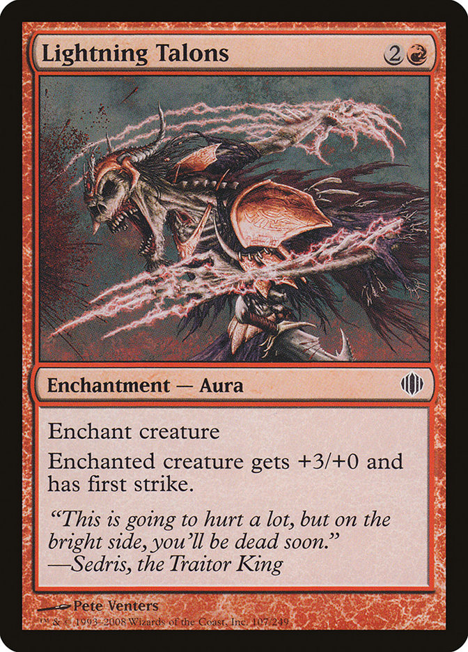 Lightning Talons [Shards of Alara] | Black Swamp Games