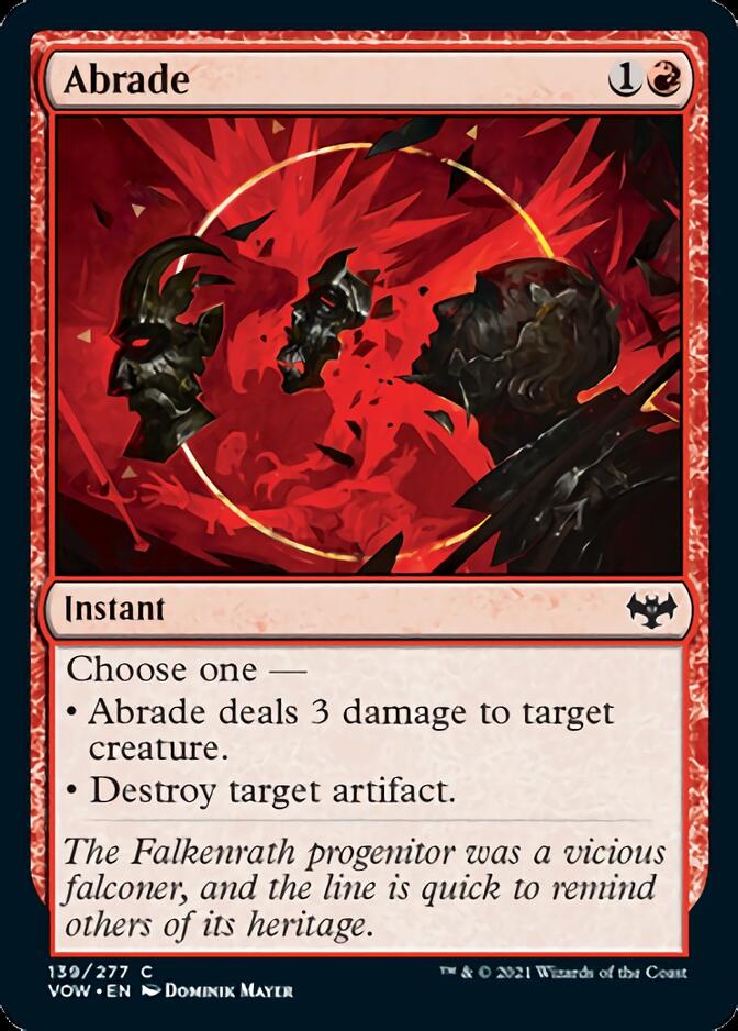 Abrade [Innistrad: Crimson Vow] | Black Swamp Games