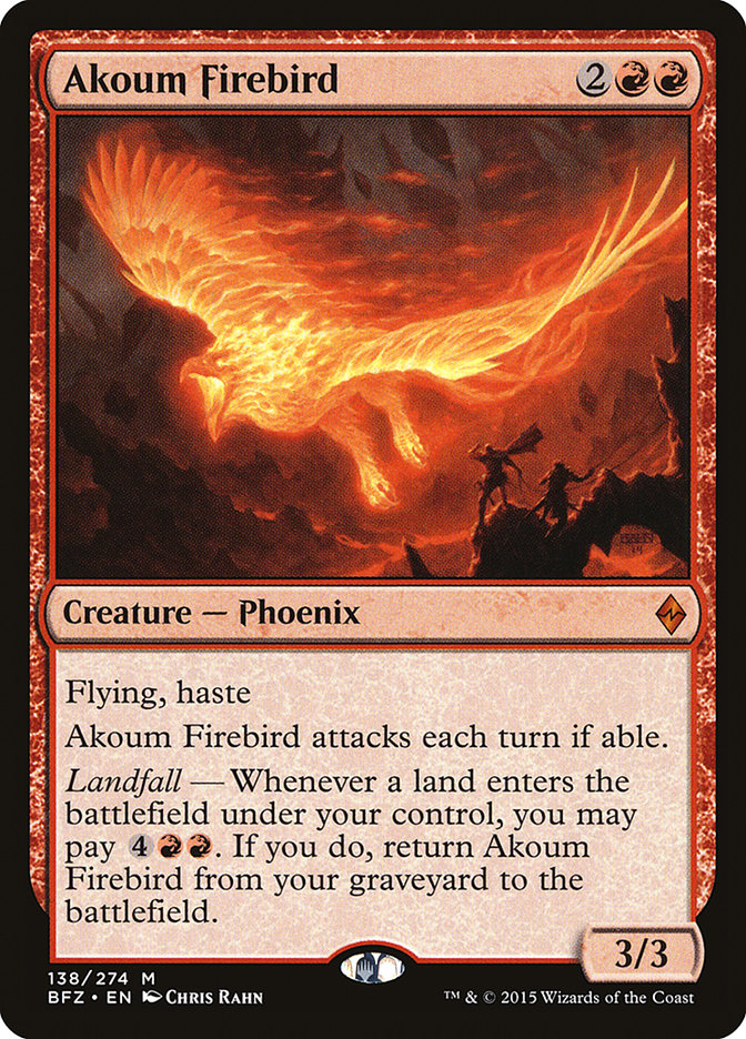 Akoum Firebird [Battle for Zendikar] | Black Swamp Games