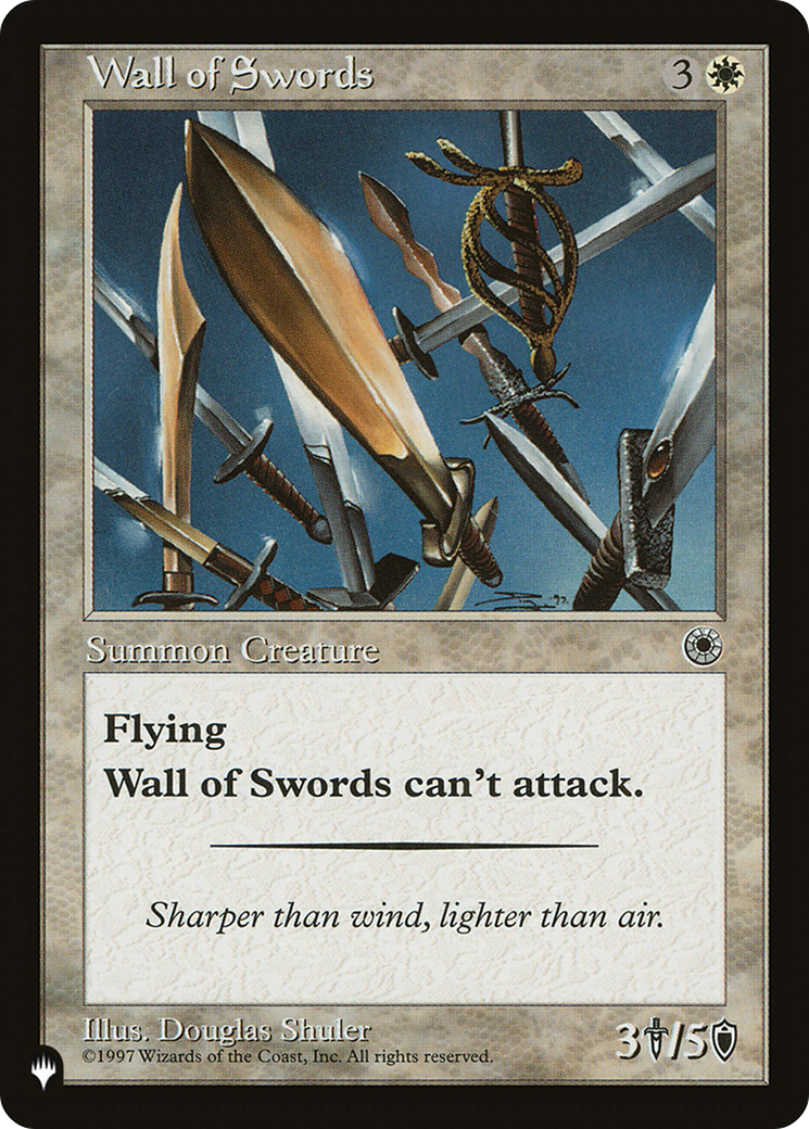 Wall of Swords [The List Reprints] | Black Swamp Games