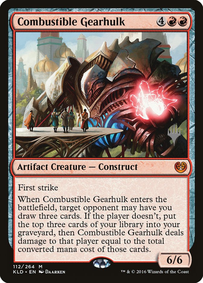 Combustible Gearhulk (Promo Pack) [Kaladesh Promos] | Black Swamp Games