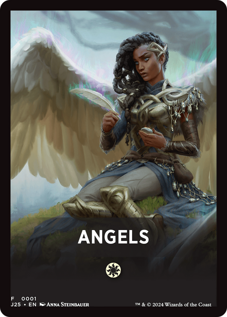 Angels Theme Card [Foundations Jumpstart Front Cards] | Black Swamp Games